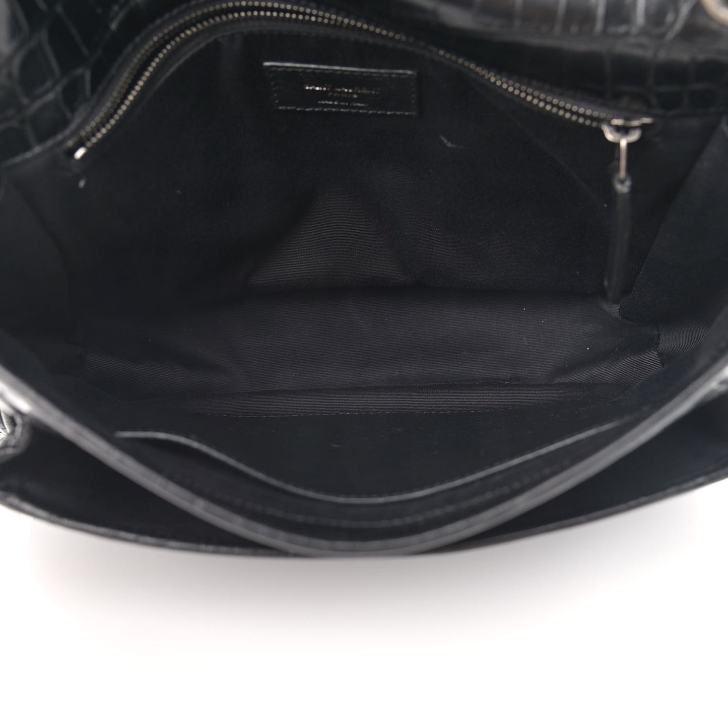 Calfskin Matelasse Monogram Studded Medium Niki Chain Satchel Black