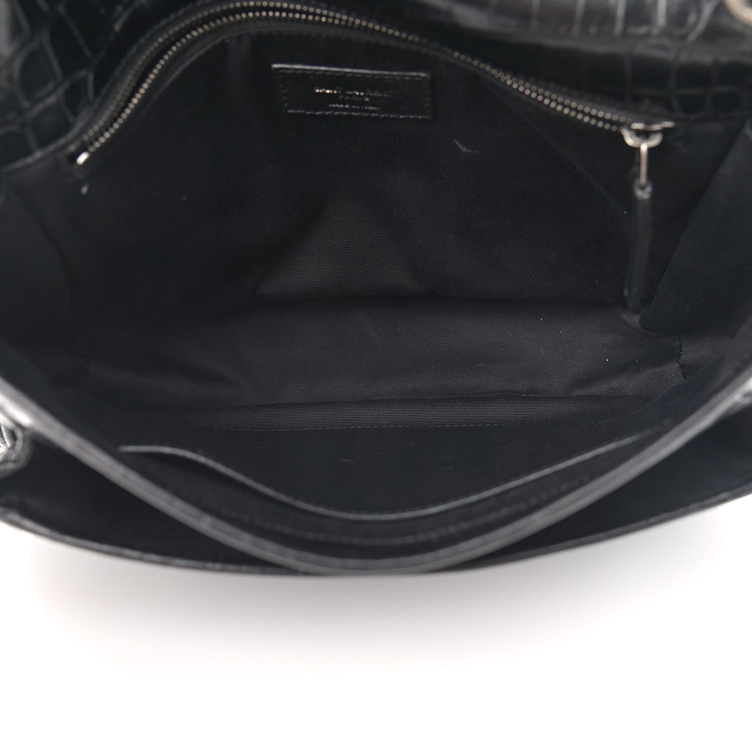Saint Laurent Calfskin Matelasse Monogram Studded Medium Niki Chain Satchel Black 5 of 12