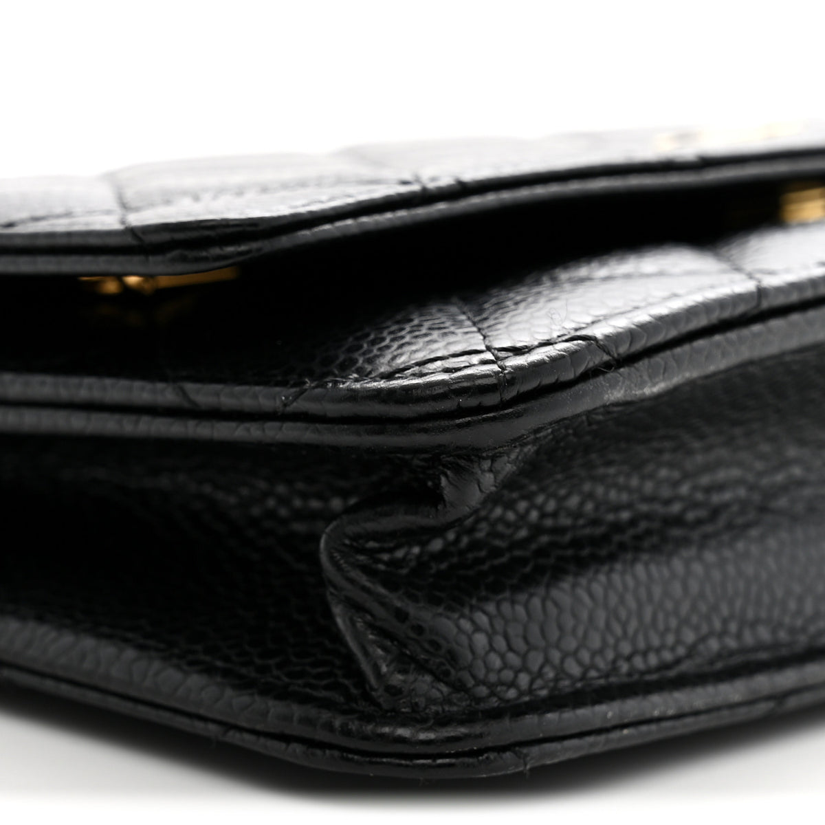 Chanel Caviar Quilted Wallet on Chain WOC Black 9 of 10