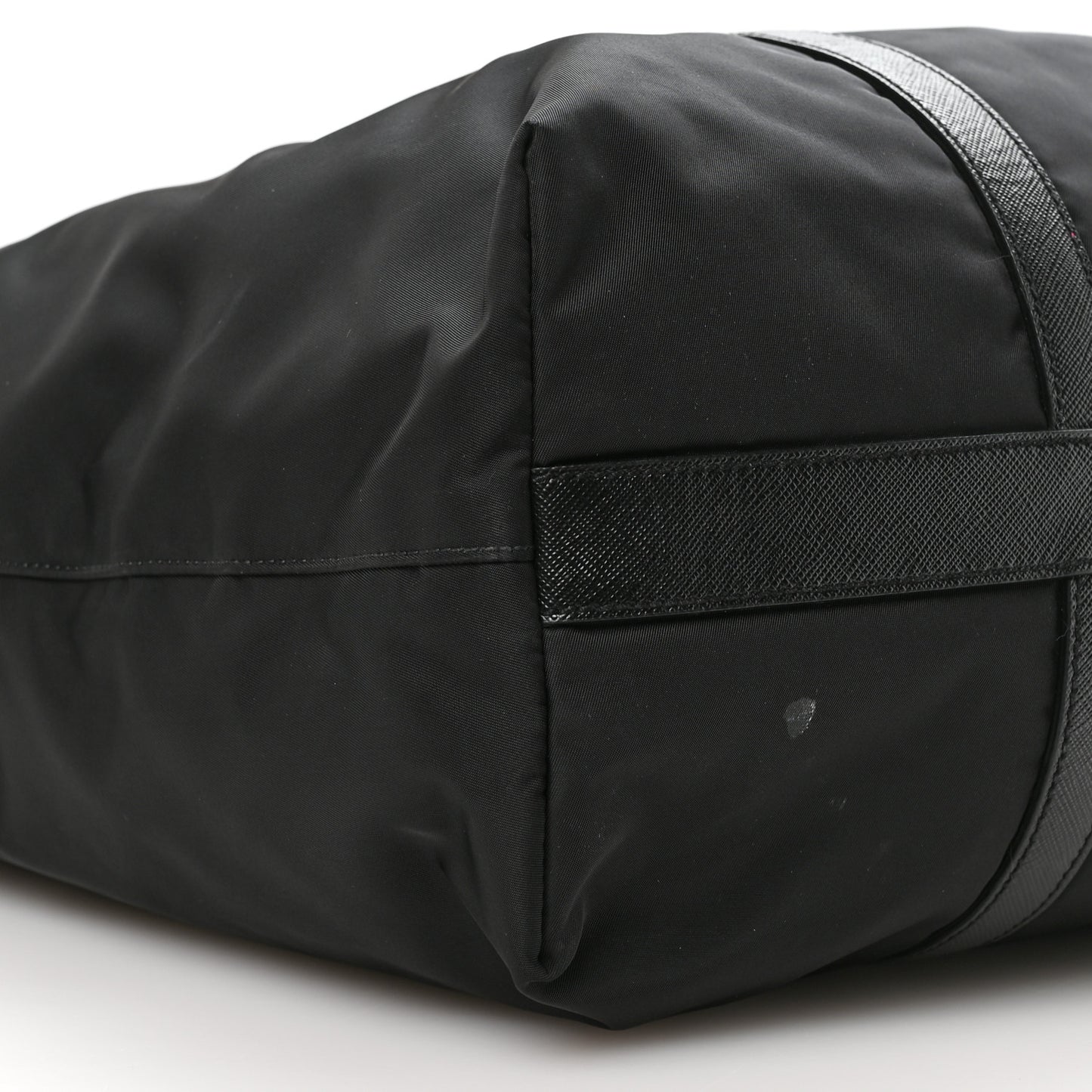 Tessuto Nylon Saffiano Tote Black
