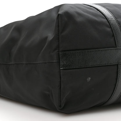 Prada Tessuto Nylon Saffiano Tote Black 8 of 9
