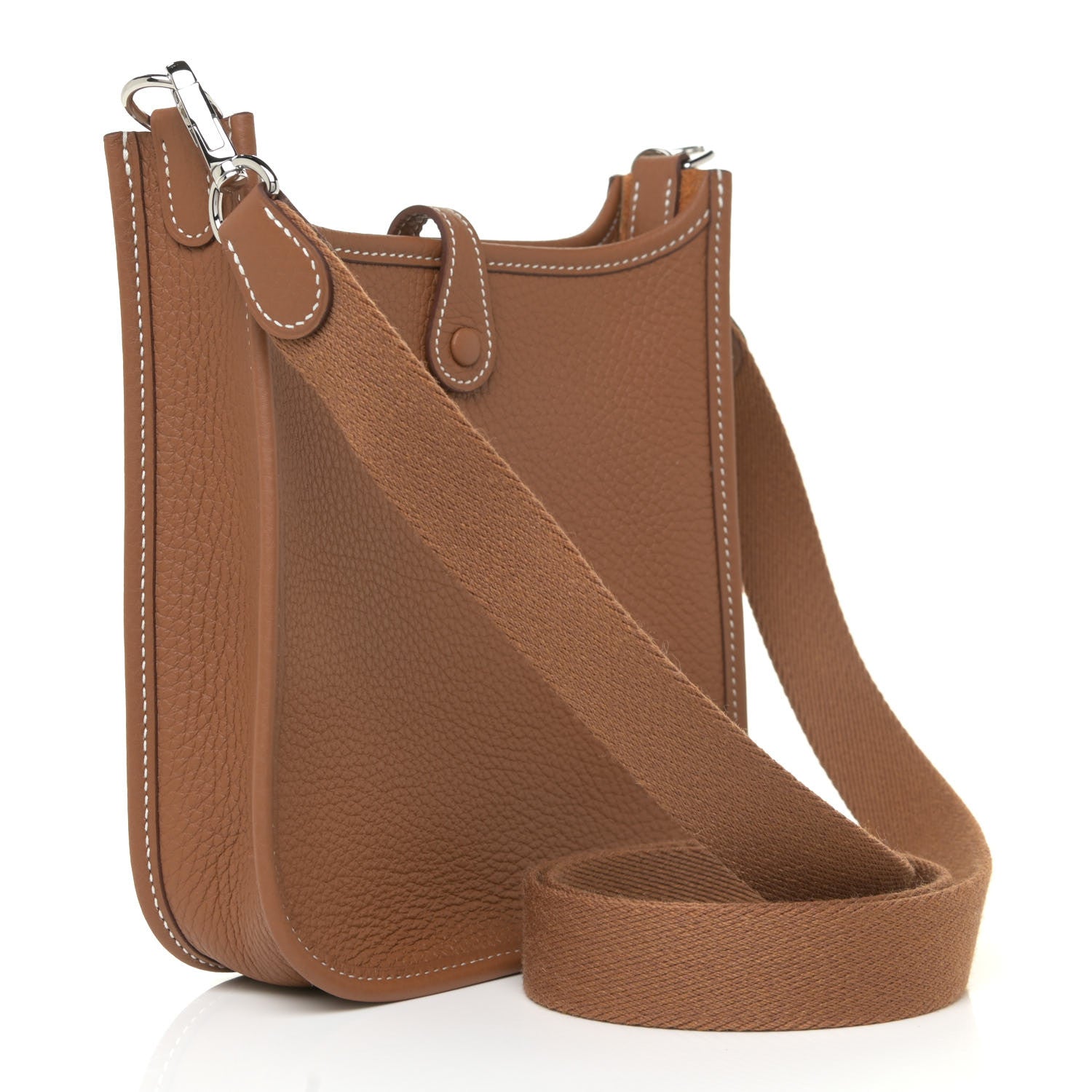 Hermes Taurillon Clemence Evelyne TPM Gold 3 of 11