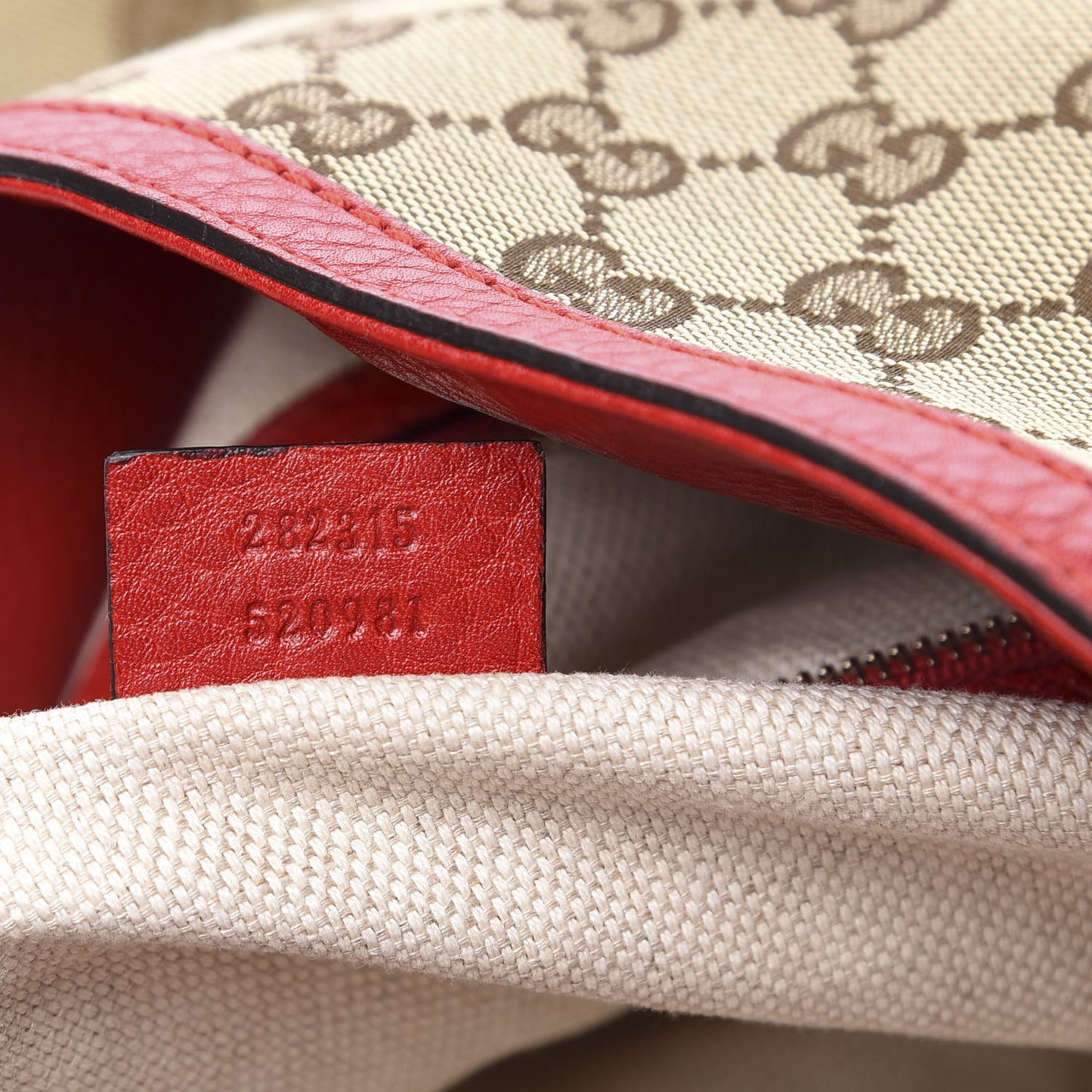 Monogram Medium Diana Bamboo Shoulder Bag Red