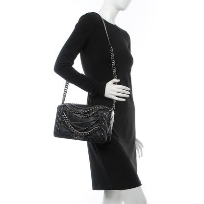Chanel Calfskin Enchained New Medium Boy Flap Black 2 of 9