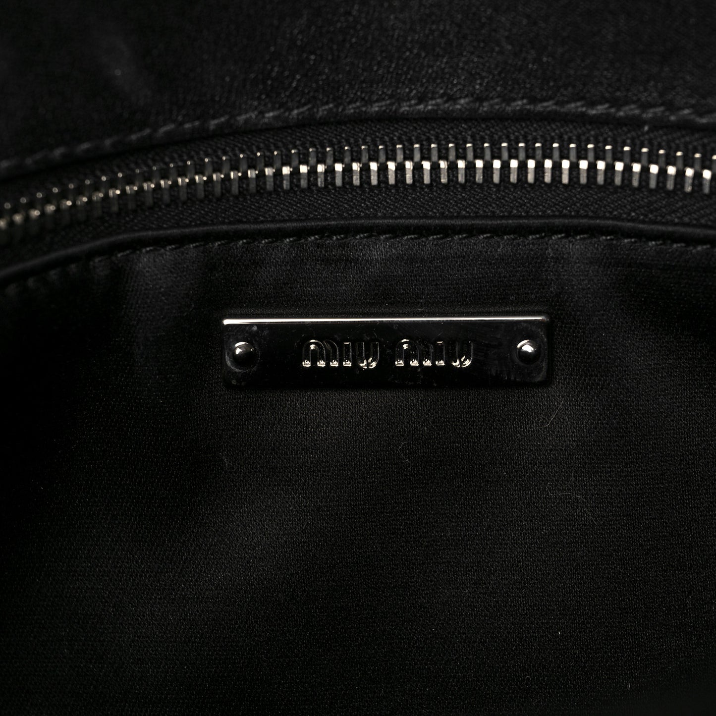 Pattina Nappa Crystal Studded Flap Bag Black
