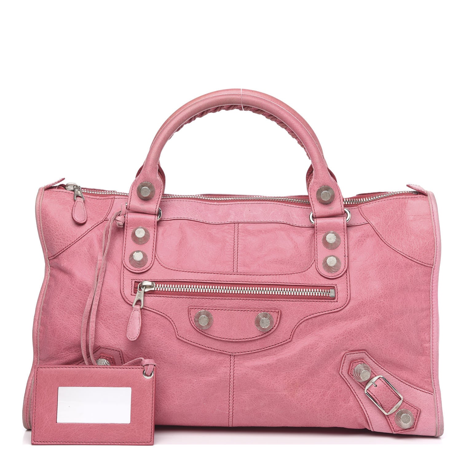Balenciaga Agneau Giant 21 Silver Hardware Work Pivoine 1 of 16