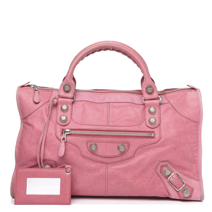 Balenciaga Agneau Giant 21 Silver Hardware Work Pivoine 1 of 16