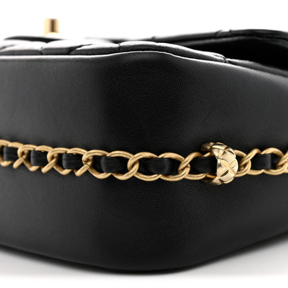 Chanel Lambskin Quilted CC Medium Dynasty Flap Black 10 of 10