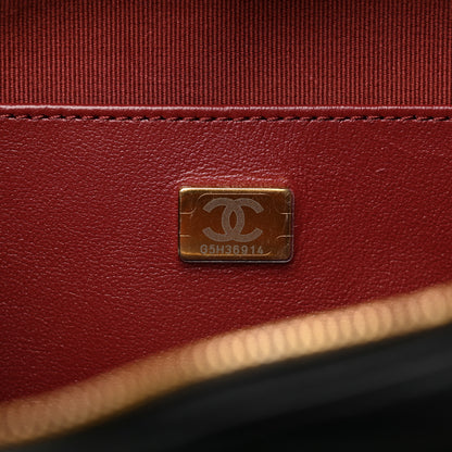 Chanel Lambskin Quilted CC In Love Heart Bag Black 7 of 10