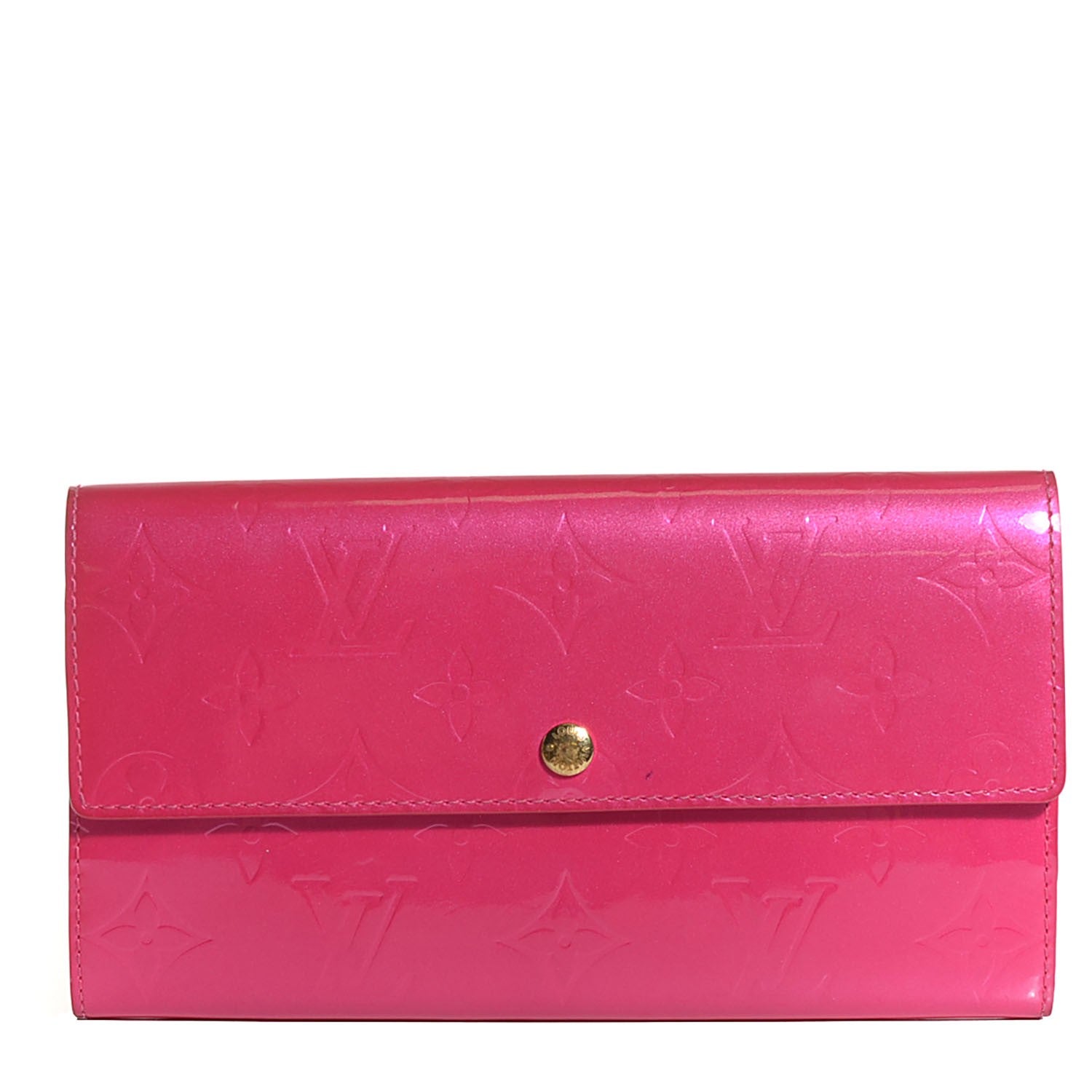 Louis Vuitton Vernis Sarah Wallet Fuchsia 1 of 7