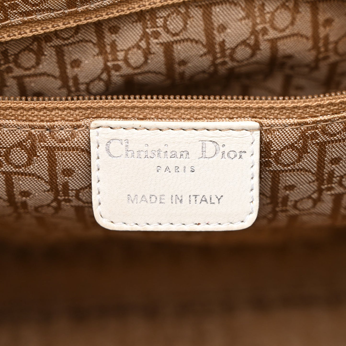 Lambskin Cannage Large Lady Dior White