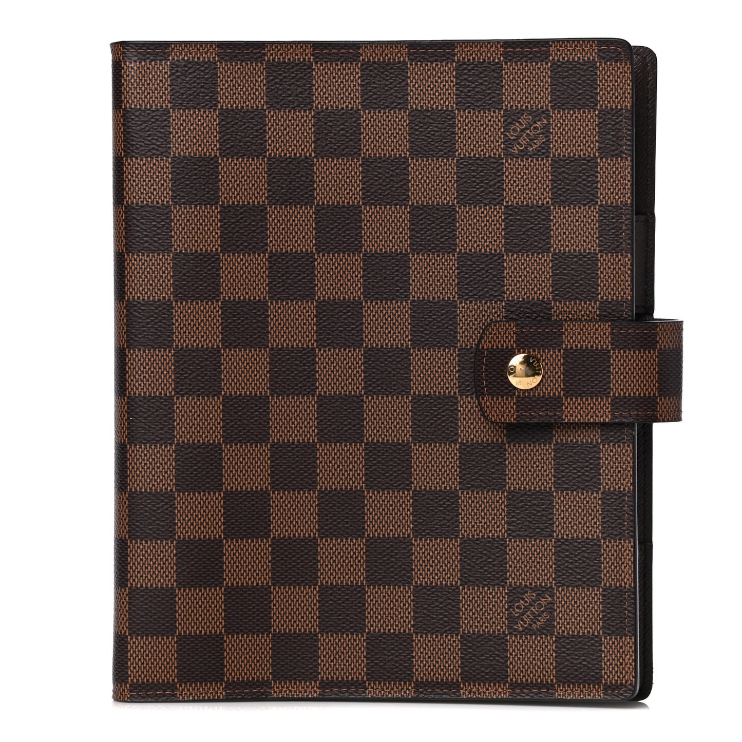 Damier Ebene Large Ring Agenda Cover