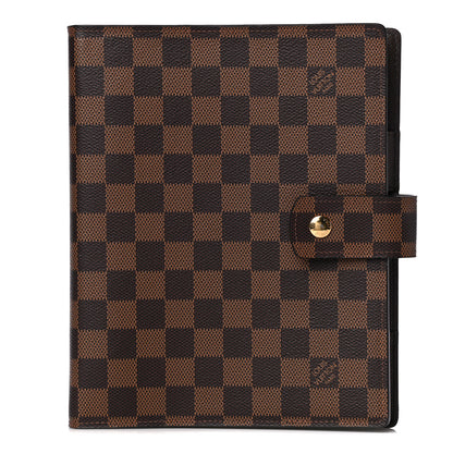 Louis Vuitton Damier Ebene Large Ring Agenda Cover 1 of 9