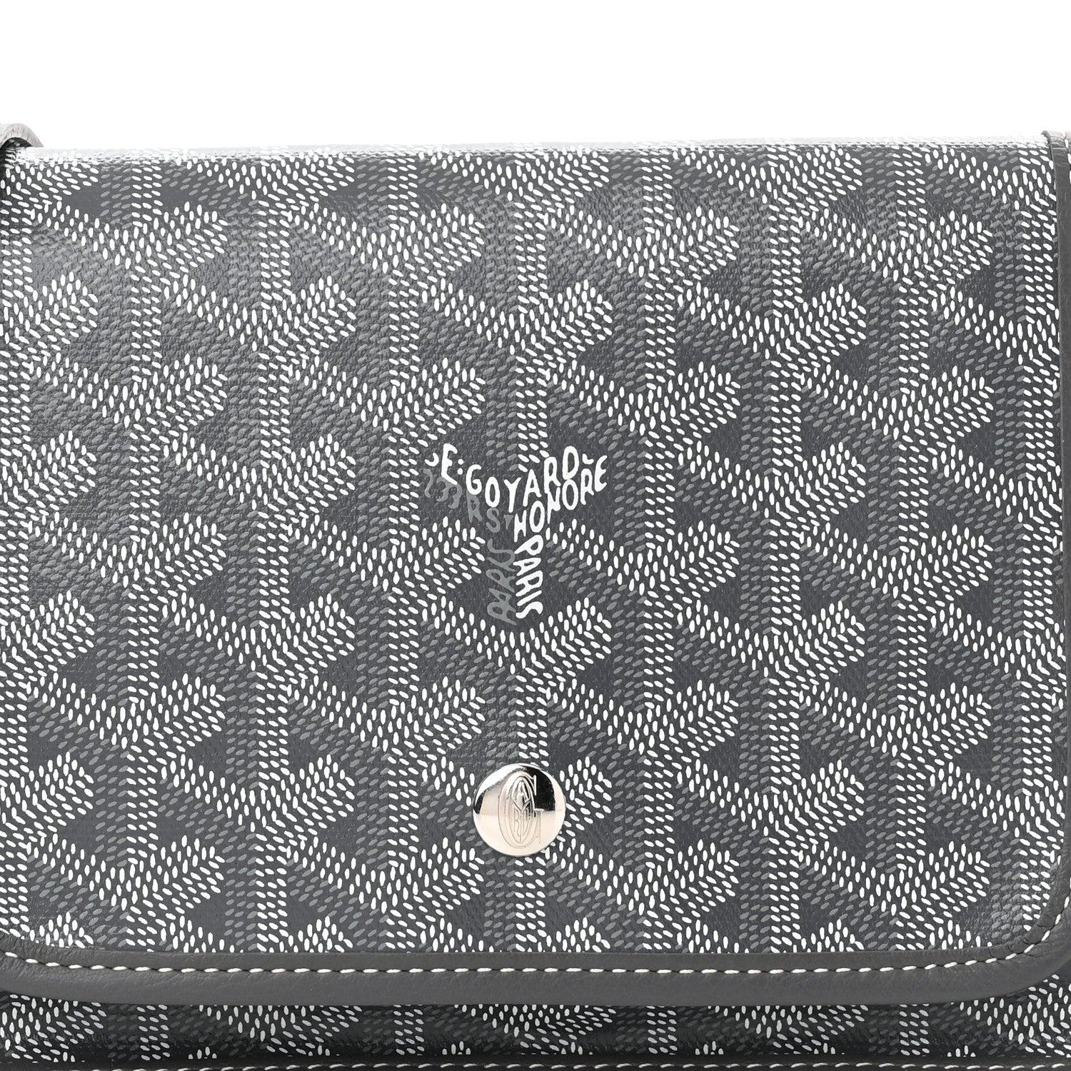 Goyard Goyardine Plumet Wallet Clutch Grey 6 of 8