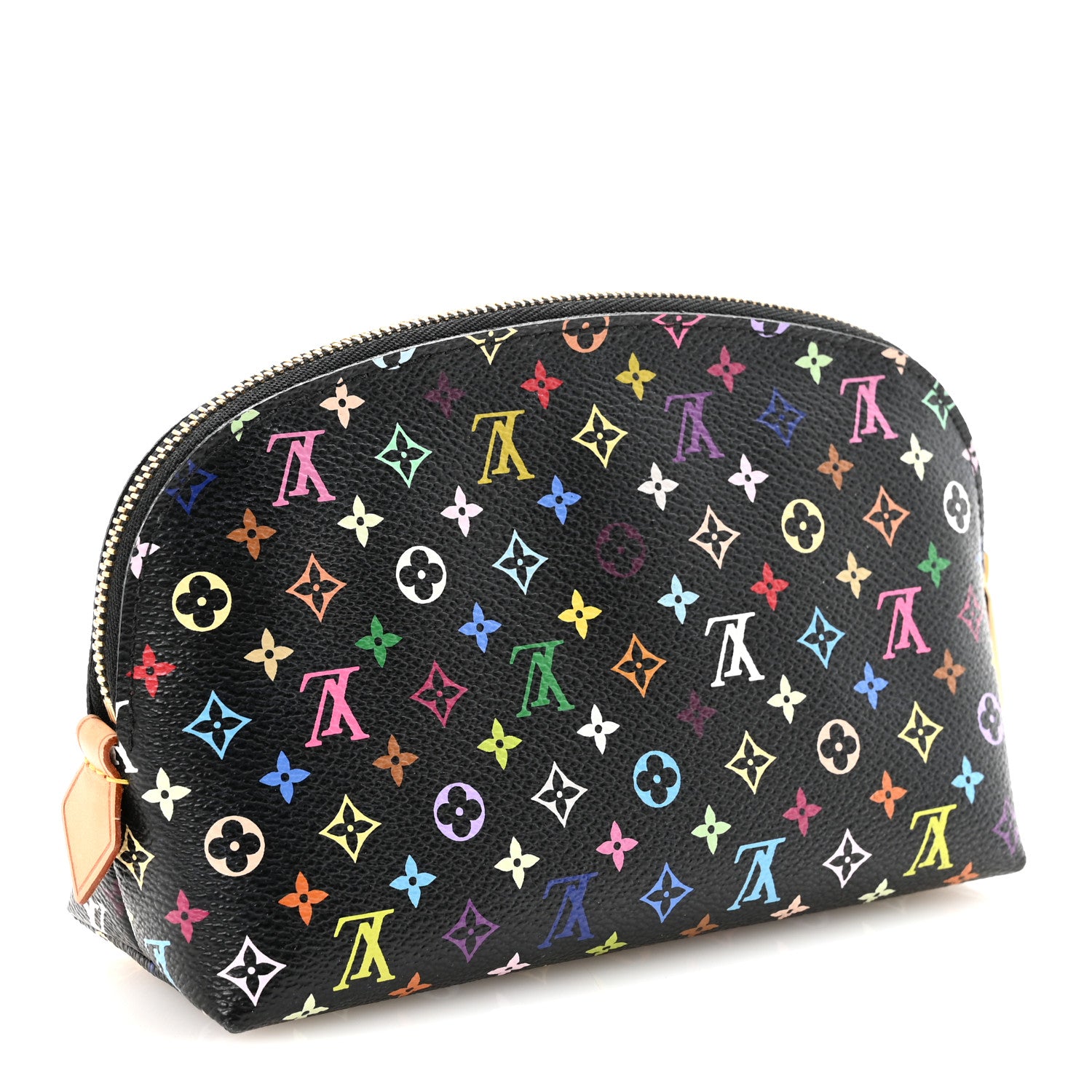 Louis Vuitton Monogram Multicolor Cosmetic Pouch Black Grenade 3 of 6