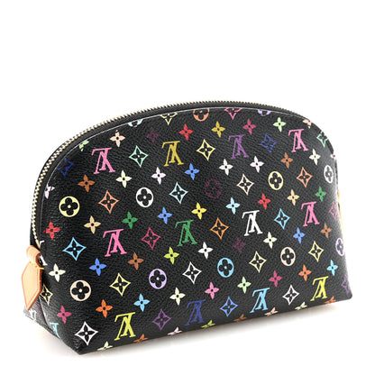 Louis Vuitton Monogram Multicolor Cosmetic Pouch Black Grenade 3 of 6