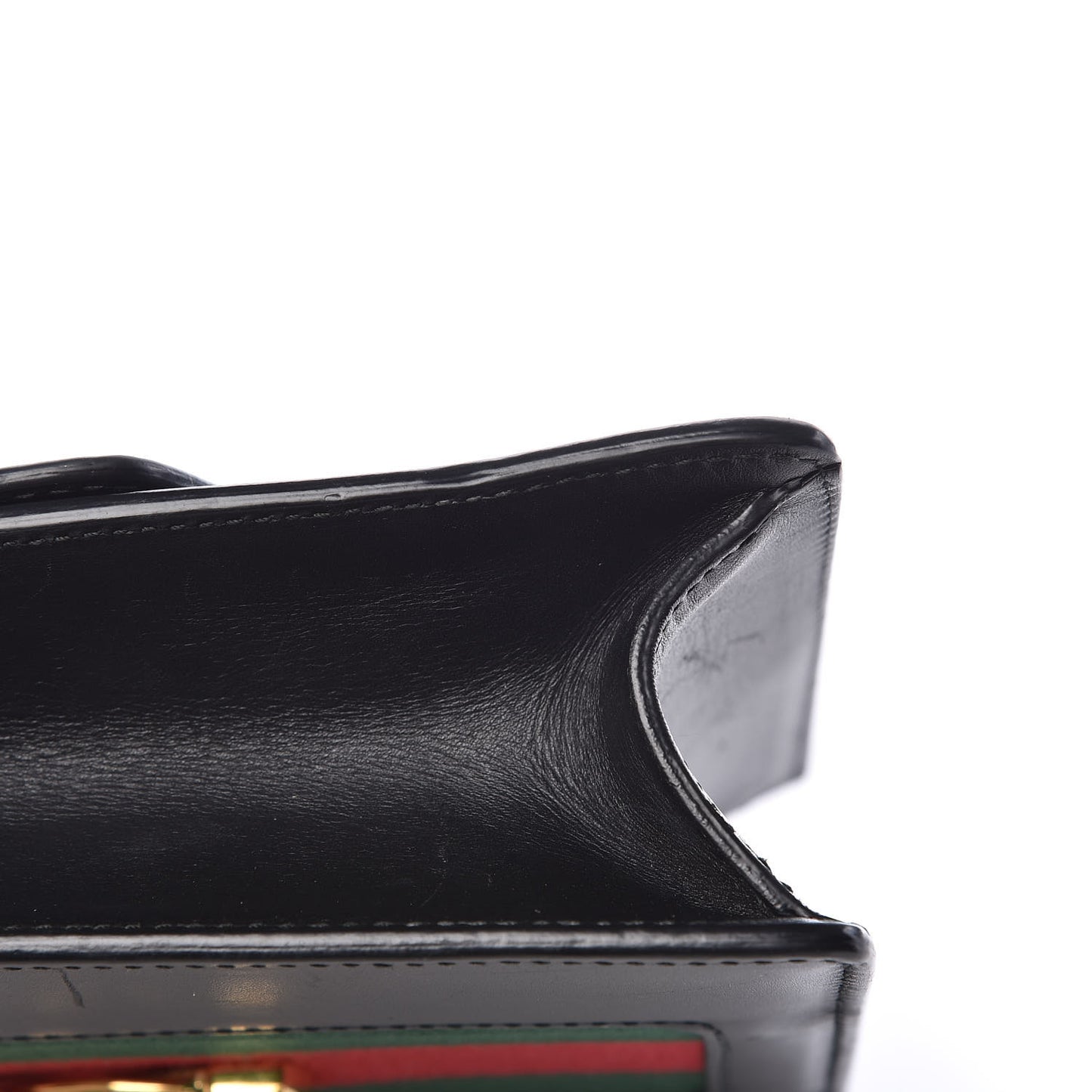 Calfskin Mini Sylvie Chain Shoulder Bag Black