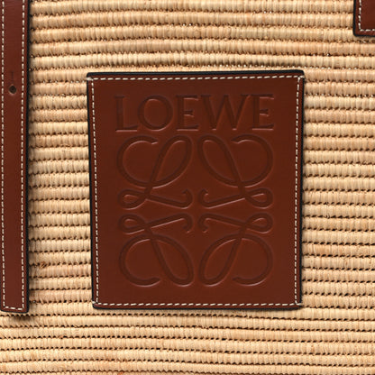 Loewe Raffia Small Square Basket Tote Bag Natural Tan 7 of 9
