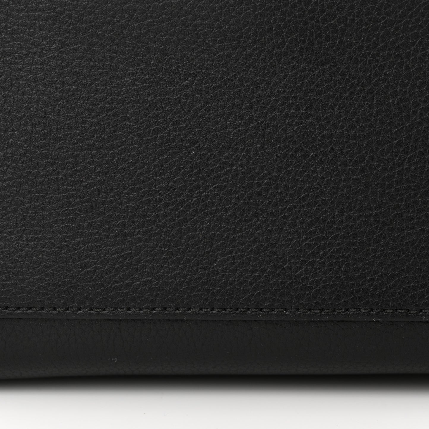 Grained Calfskin Small Neo Executive Shopper Tote Black