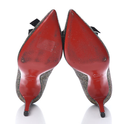 Christian Louboutin Glitter Love Me 120 Pumps 39 Gold 7 of 11