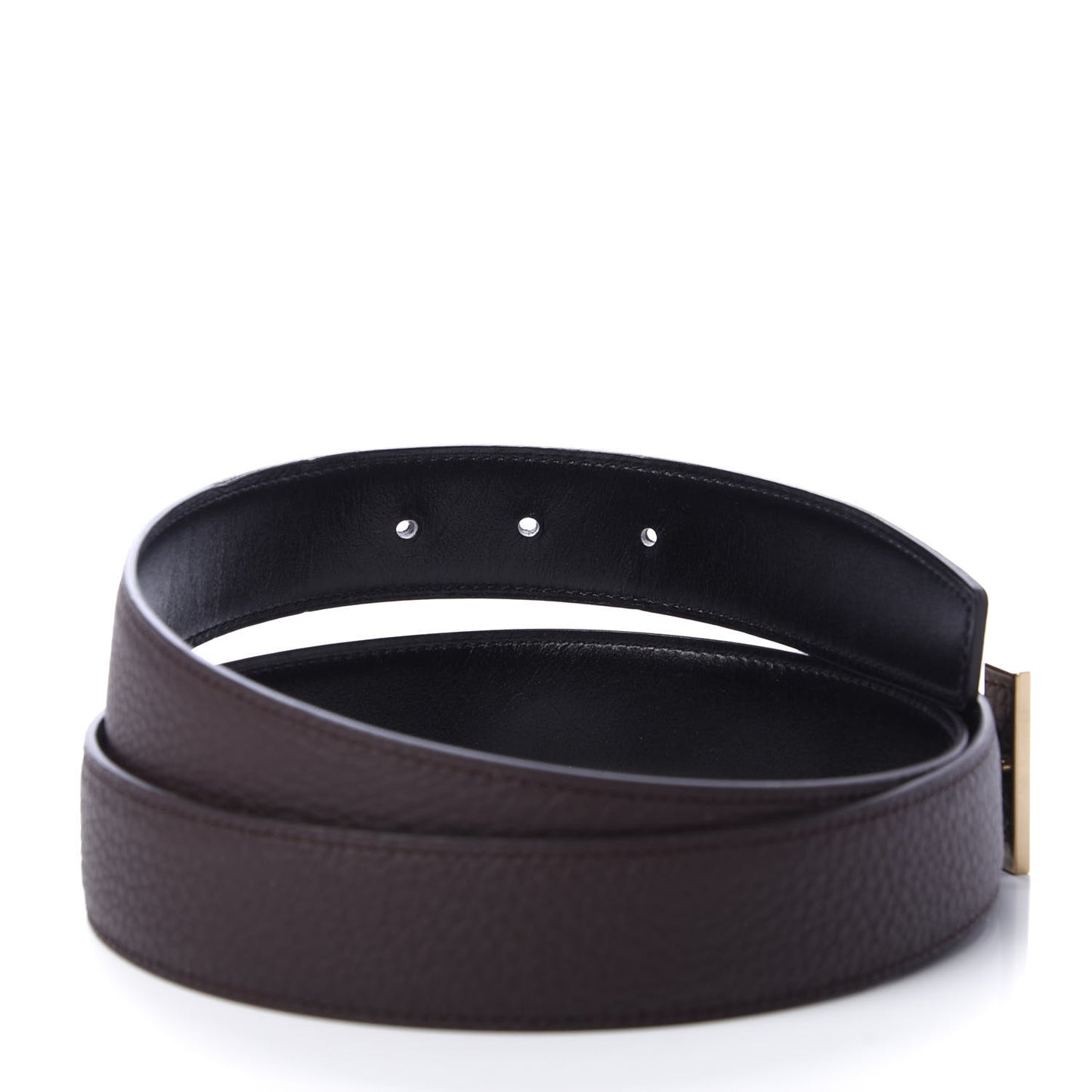 Box Togo 32mm Quizz H Belt 85 Black Chocolate