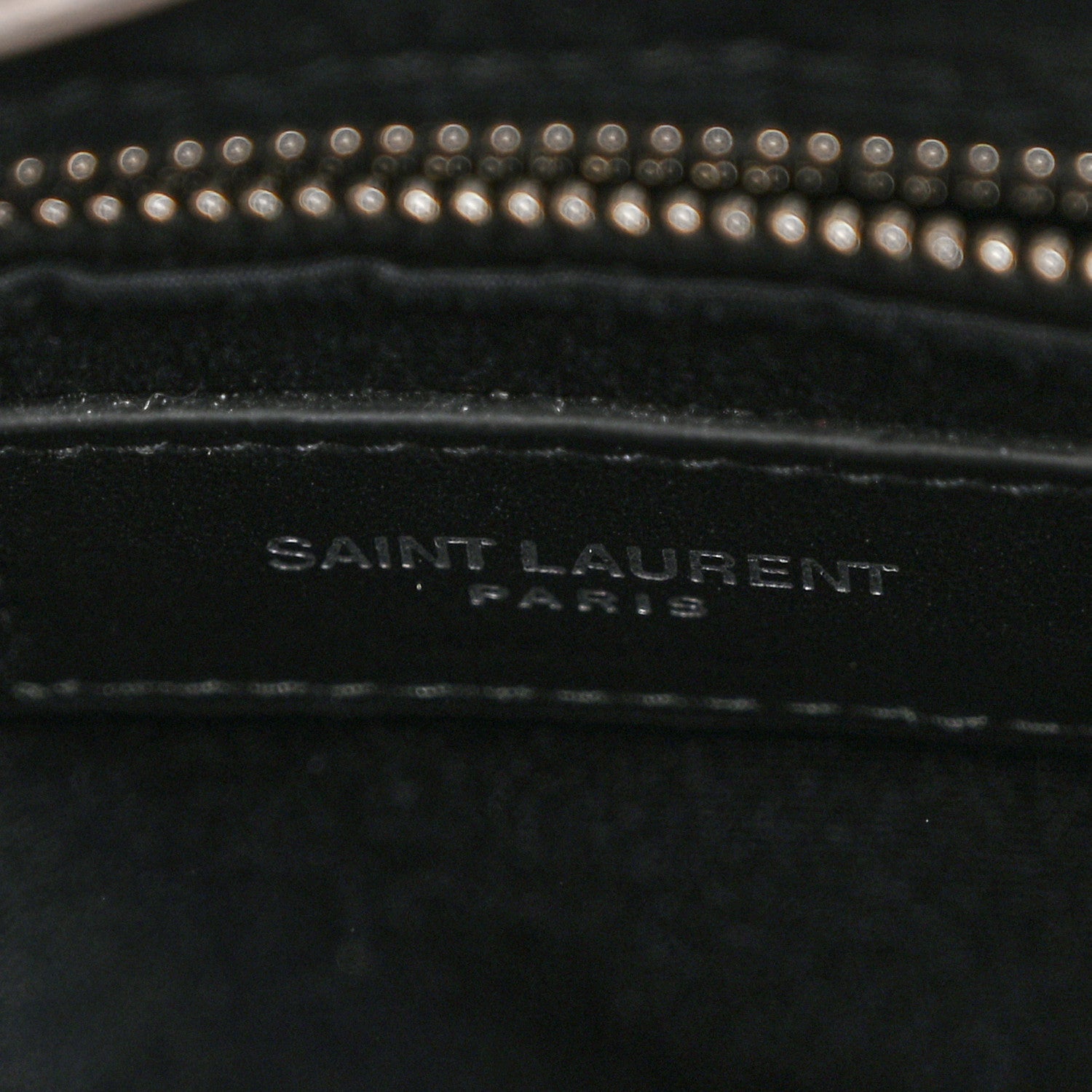 Saint Laurent Calfskin Y Quilted Monogram Medium Loulou Chain Satchel Granite 6 of 10