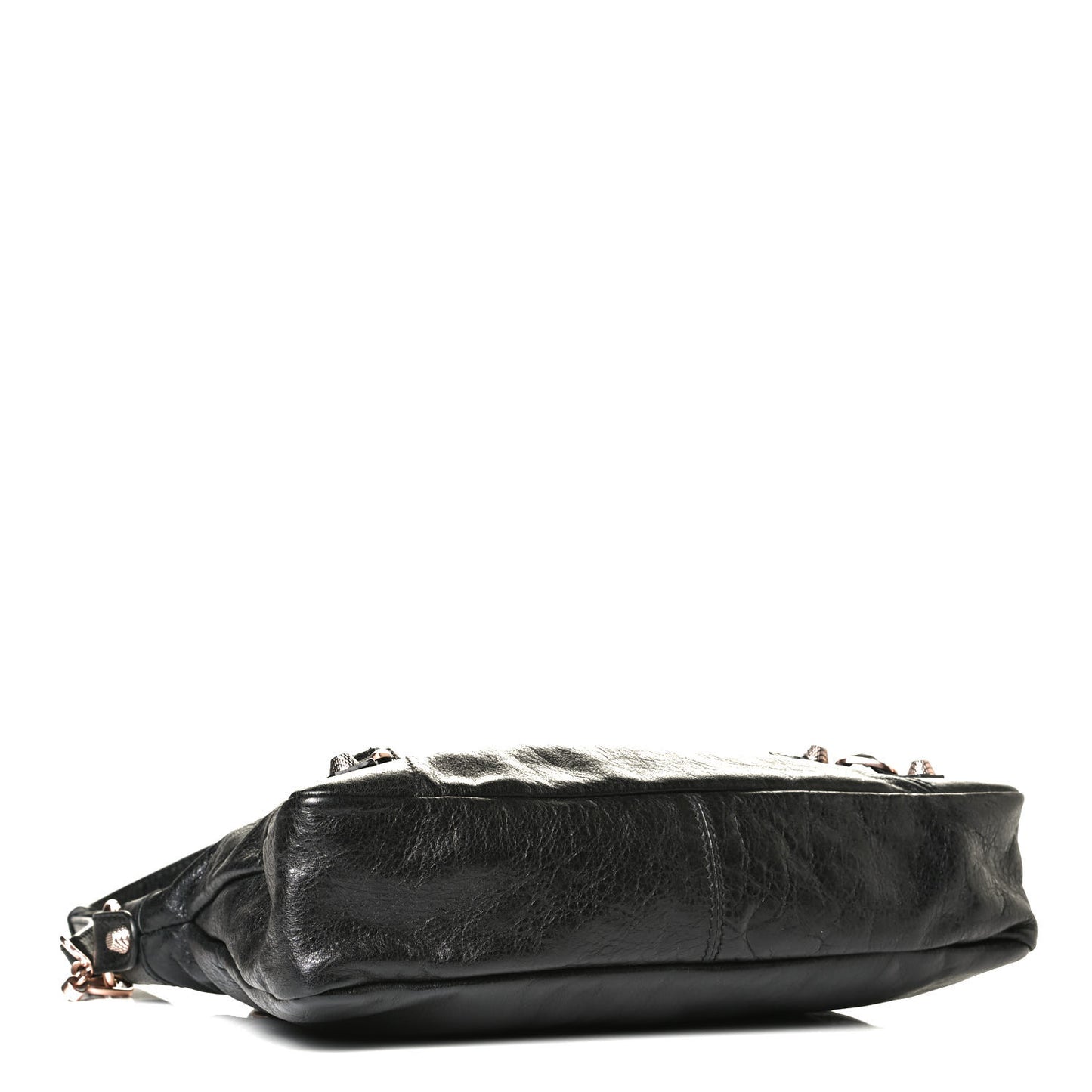 Agneau Giant 12 Rose Gold Hardware Town Black