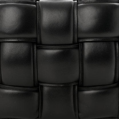 Bottega Veneta Lambskin Maxi Intreccio Padded Chain Cassette Crossbody Bag Black 8 of 10