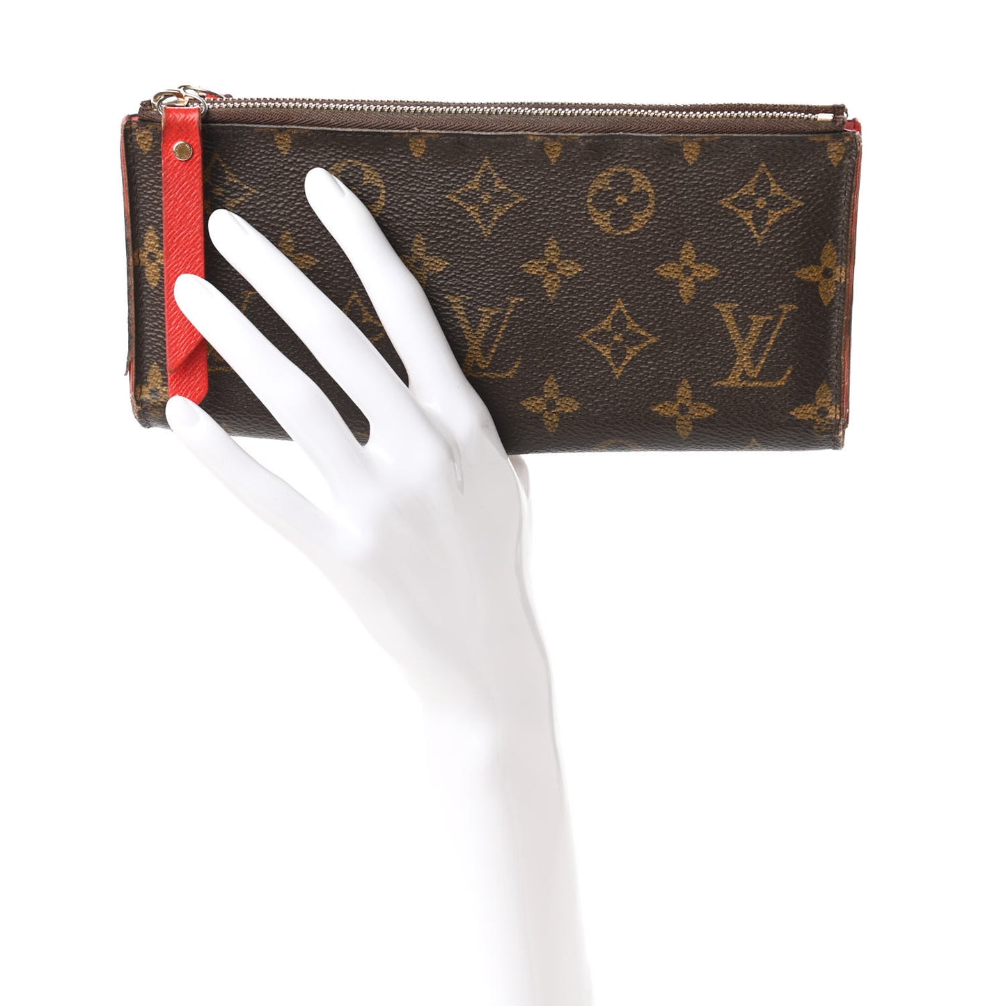 Monogram Adele Wallet Coquelicot