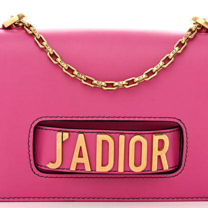 Christian Dior Calfskin J'Adior Chain Flap Bag Fuchsia 7 of 9