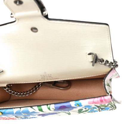 Gucci X KEN SCOTT New Shangai Calfskin Jardin D'Avril Floral Print Super Mini Dionysus Shoulder Bag Ivory Pink 5 of 9