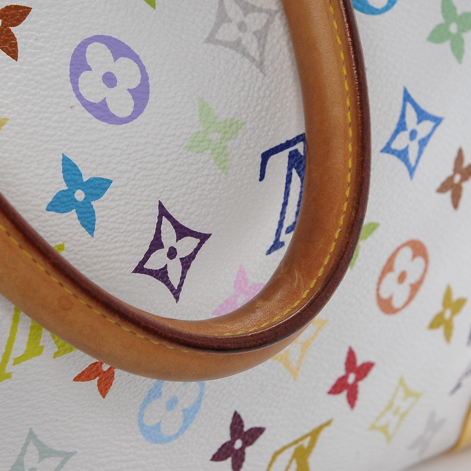 Louis Vuitton Monogram Multicolor Speedy 30 White 7 of 9