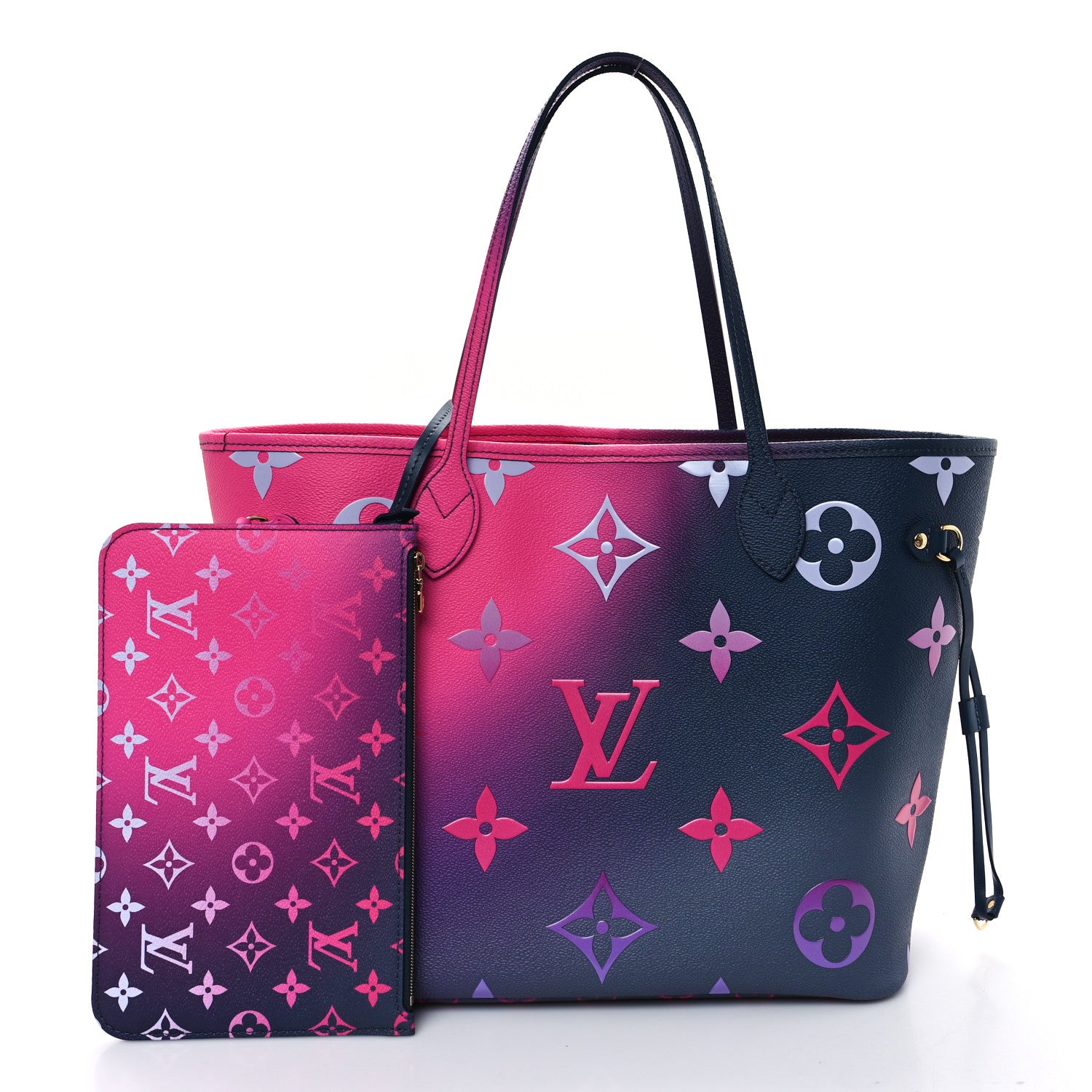 Louis Vuitton Monogram Giant Spring In The City Neverfull MM Midnight Fuchsia 3 of 11