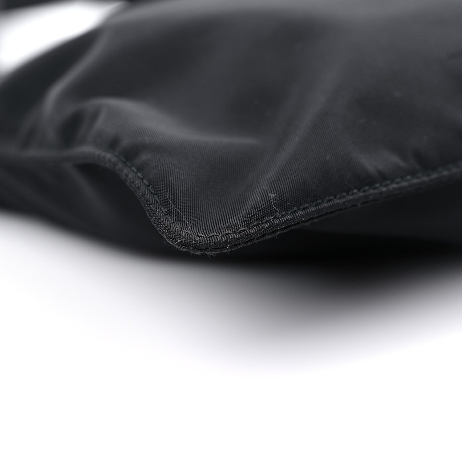 Prada Tessuto Nylon Saffiano Flat Messenger Bag Black 7 of 8