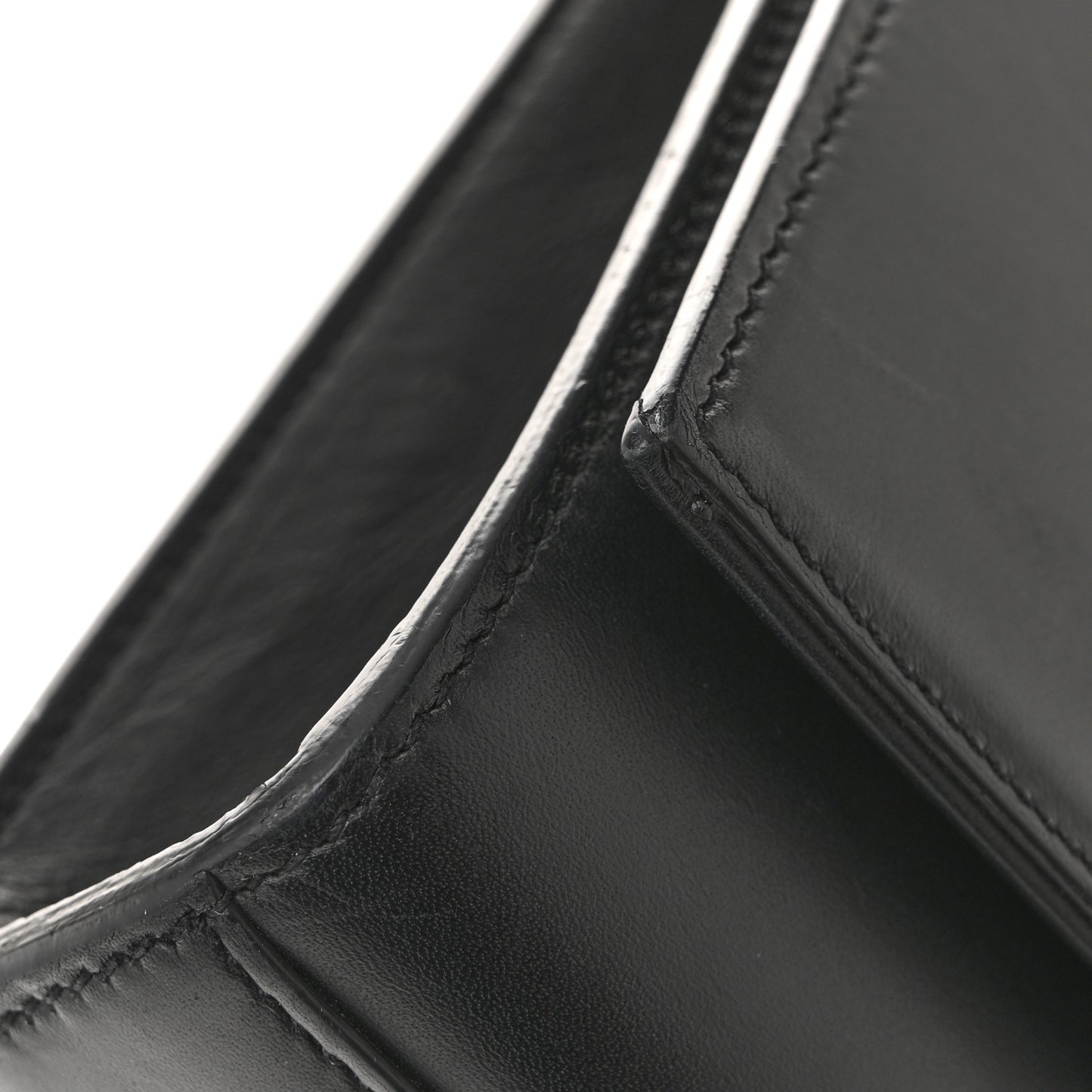 Smooth Calfskin Medium Classic Monogram Kate Tassel Satchel Black
