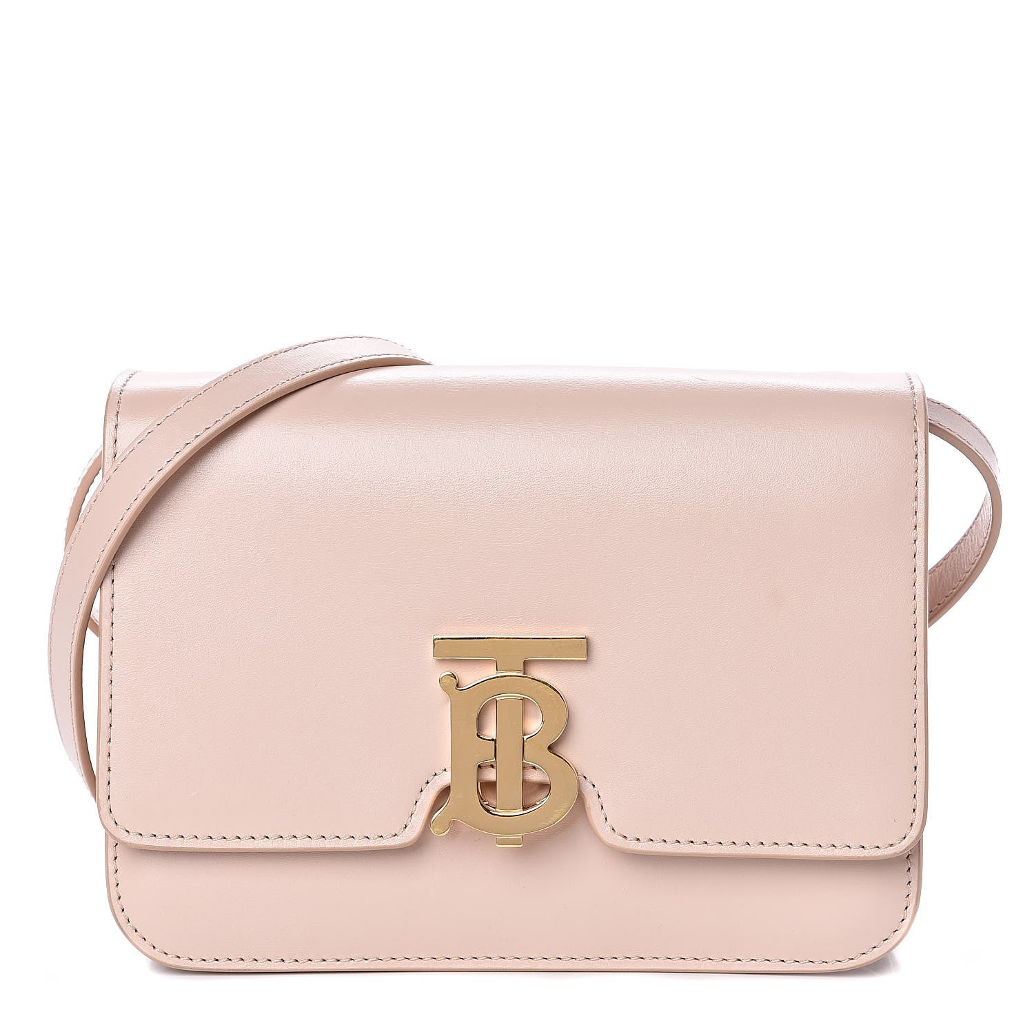 Burberry Calfskin Small TB Bag Rose Beige 1 of 13
