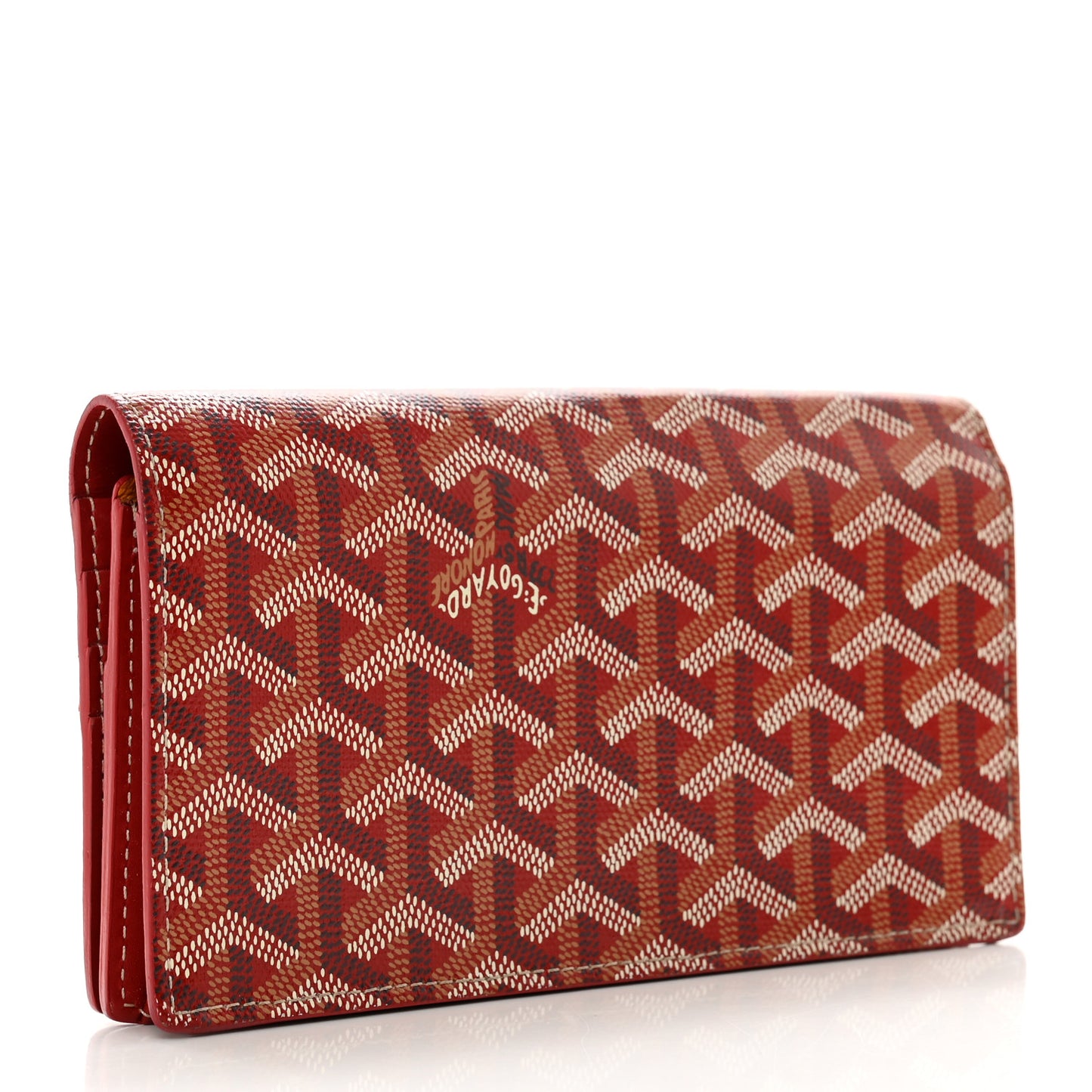 Goyardine Richelieu Wallet Red