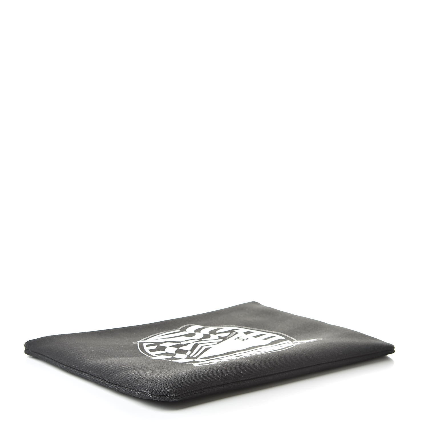 Chanel Canvas La Pausa Large Cosmetic Case Black 4 of 8