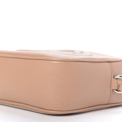 Gucci Pebbled Calfskin Small Soho Disco Bag Camelia 7 of 10