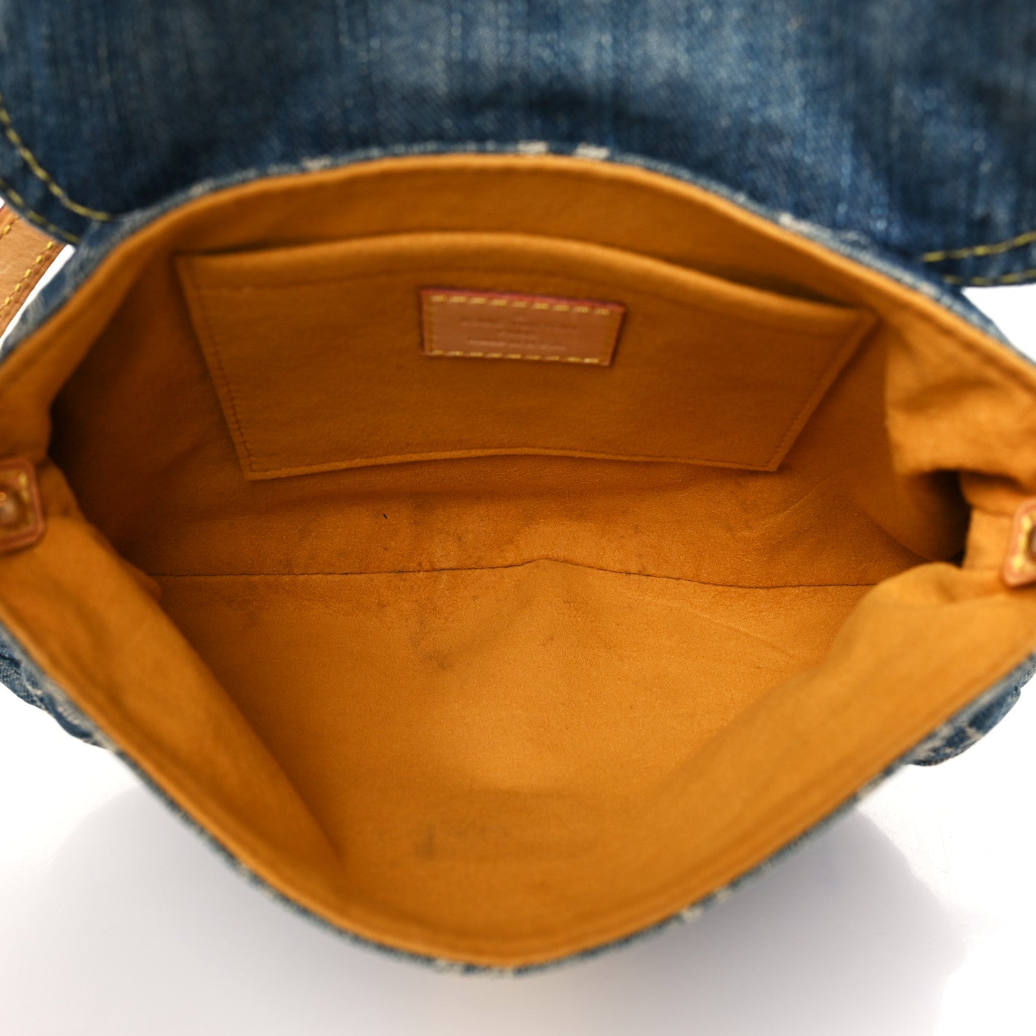 Louis Vuitton Monogram Denim Mini Pleaty Blue 5 of 9