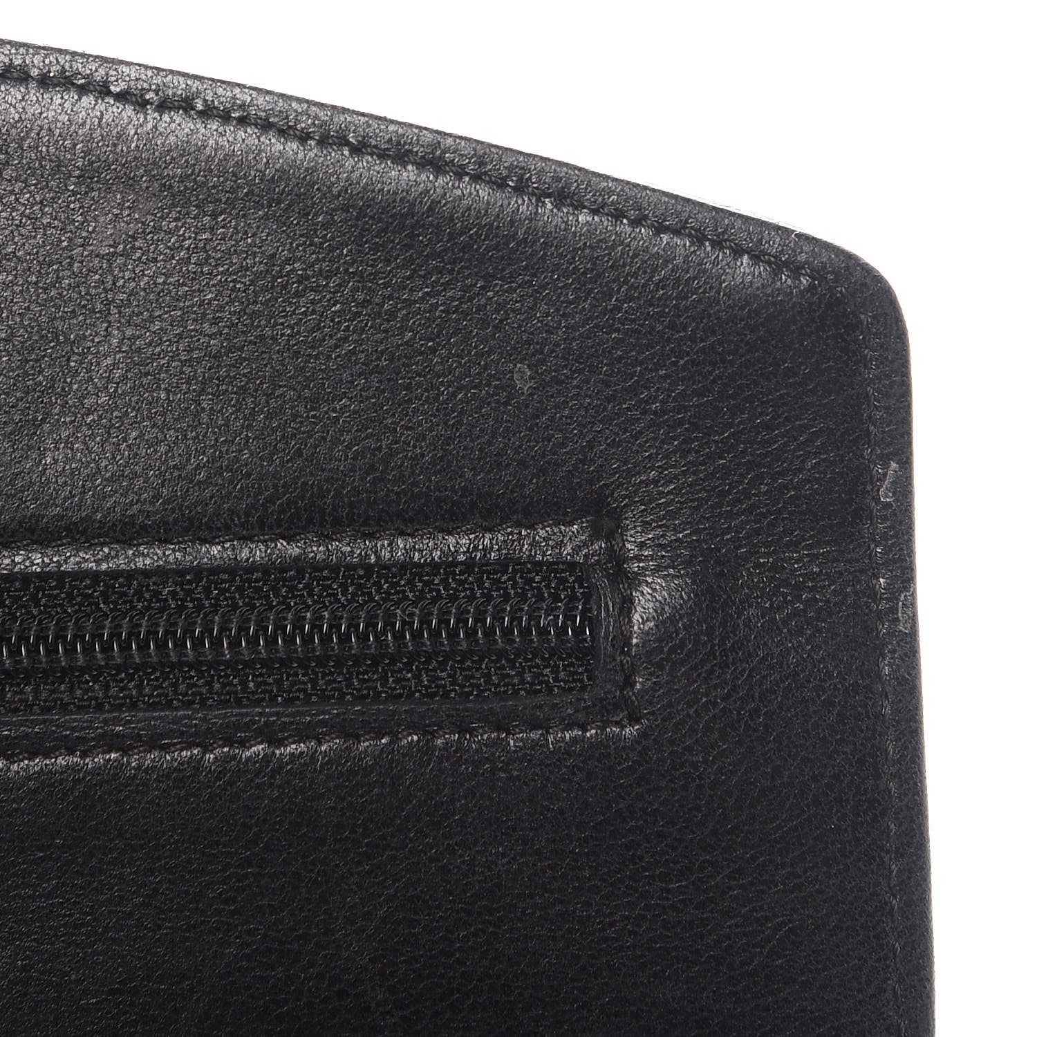 Chanel Caviar Timeless CC Wallet On Chain WOC Black 10 of 15