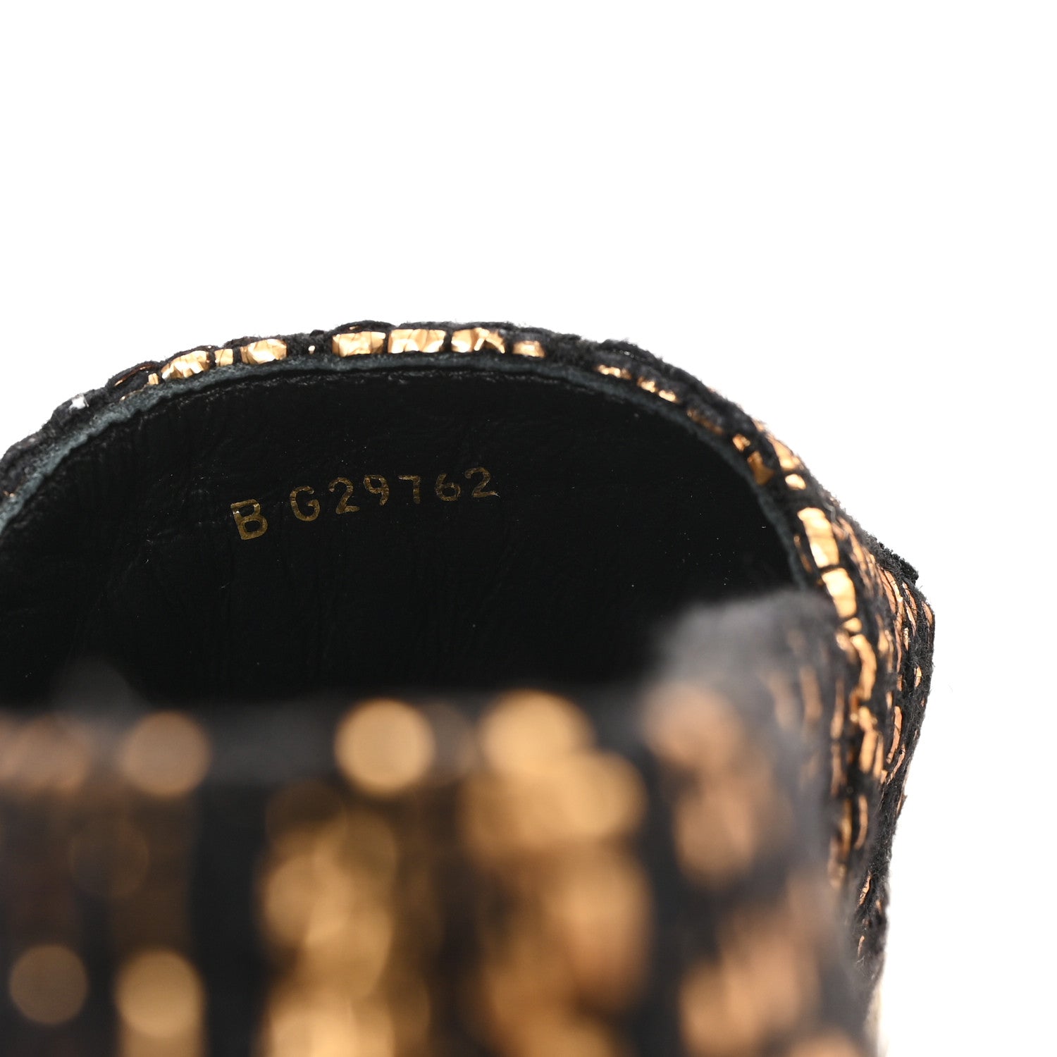 Chanel Metallic Tweed Grosgrain CC Espadrilles 38 Gold Black 9 of 11
