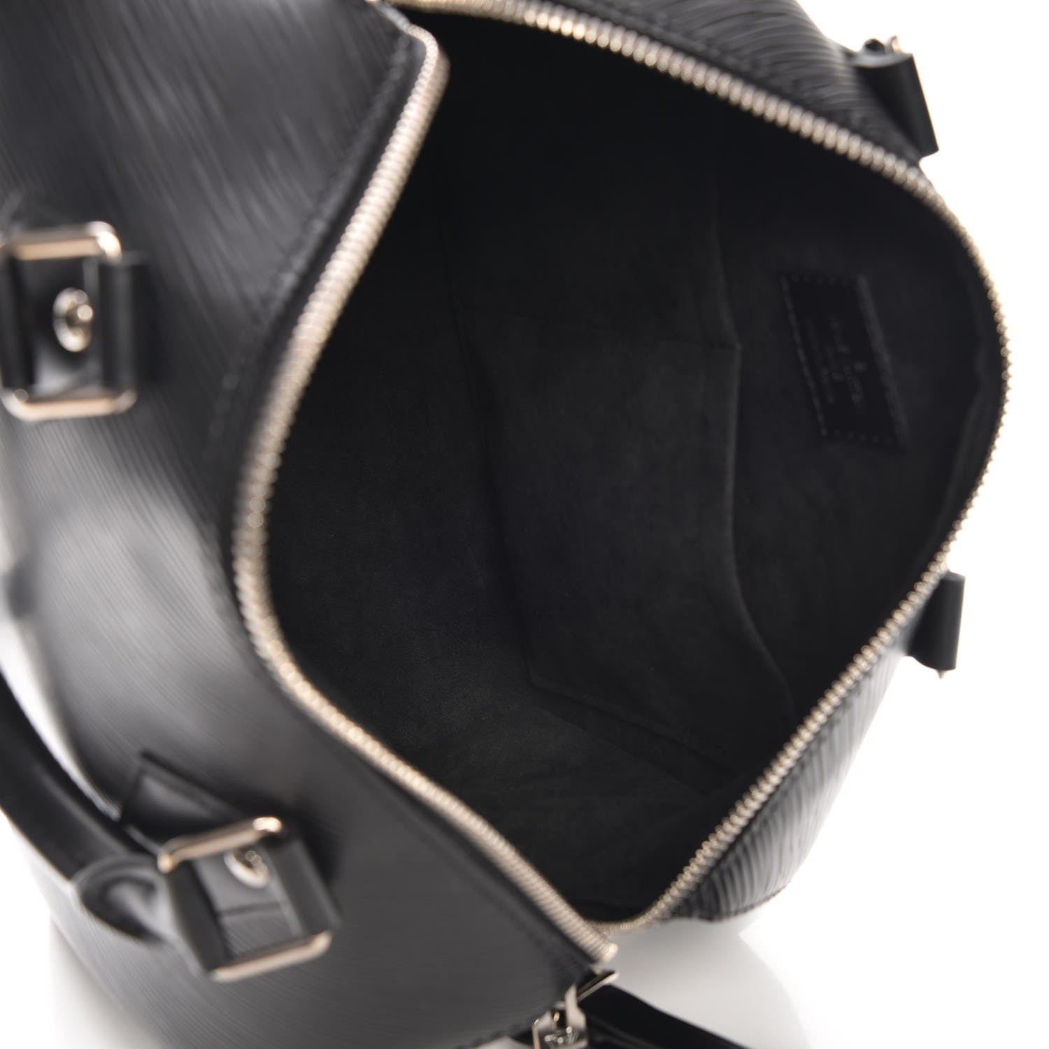 Louis Vuitton Epi Speedy Bandouliere 25 Black 6 of 9