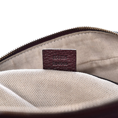 Gucci Metallic Cellarius Calfskin Medium Soho Bowler Classic Burgundy 7 of 15