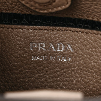Prada Vitello Daino Soft Mini Hobo Messenger Bag Argilla 6 of 8