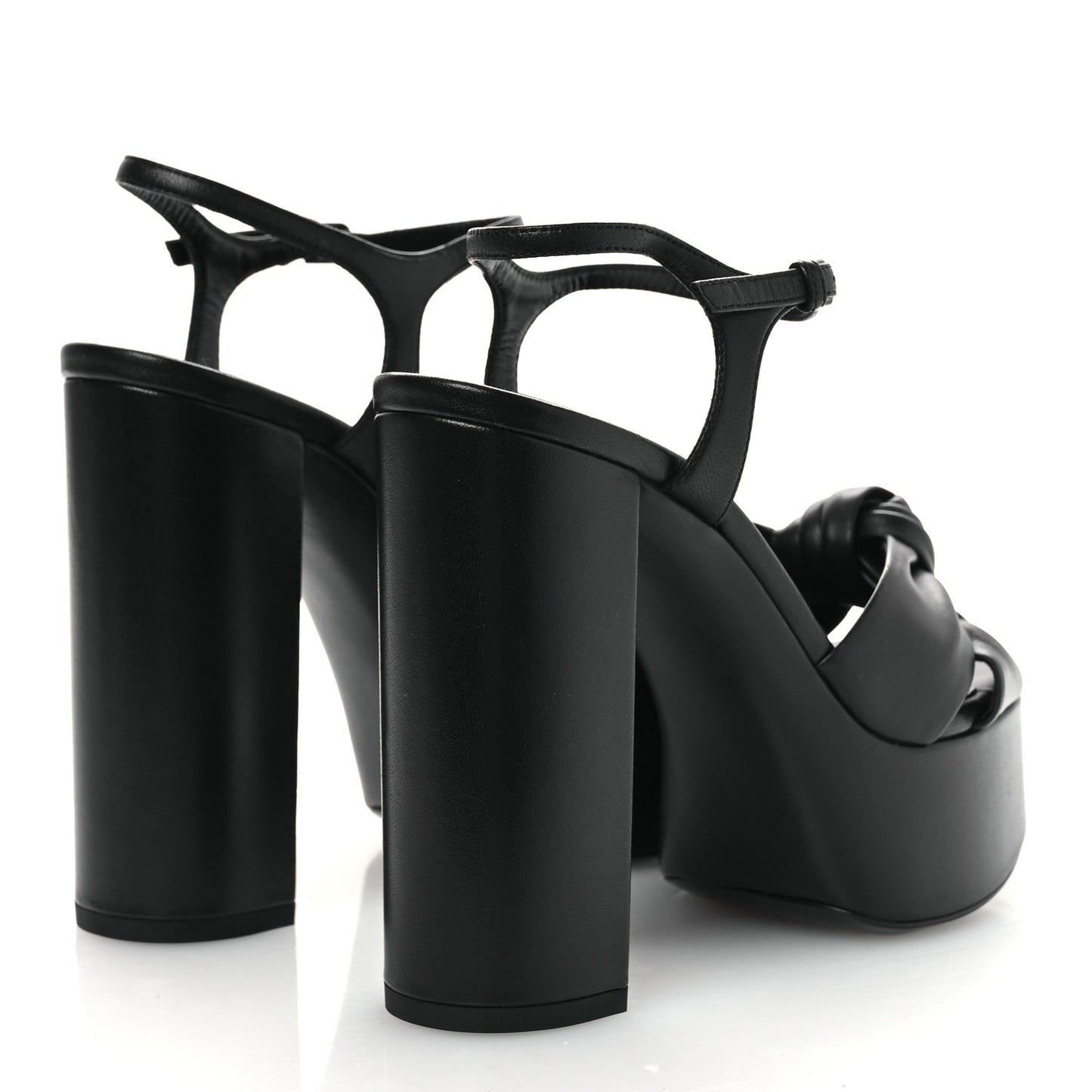 Vendome Bianca 85 Platform Sandals 36.5 Black