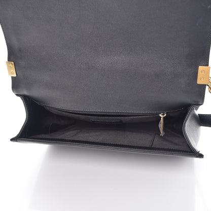 Chanel Calfskin Quilted New Medium Boy Flap Black 6 of 12