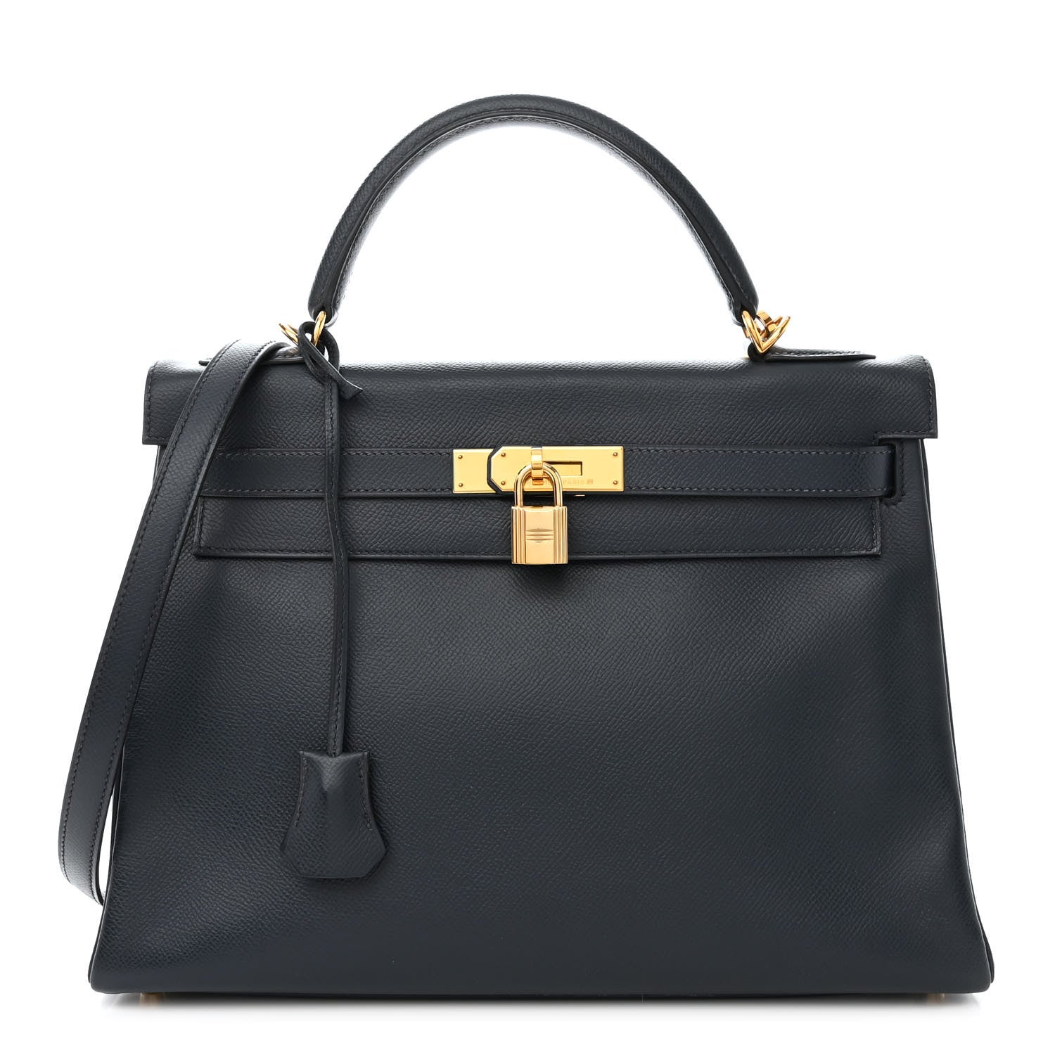 Hermes Courchevel Kelly Retourne 32 Bleu Indigo 1 of 9