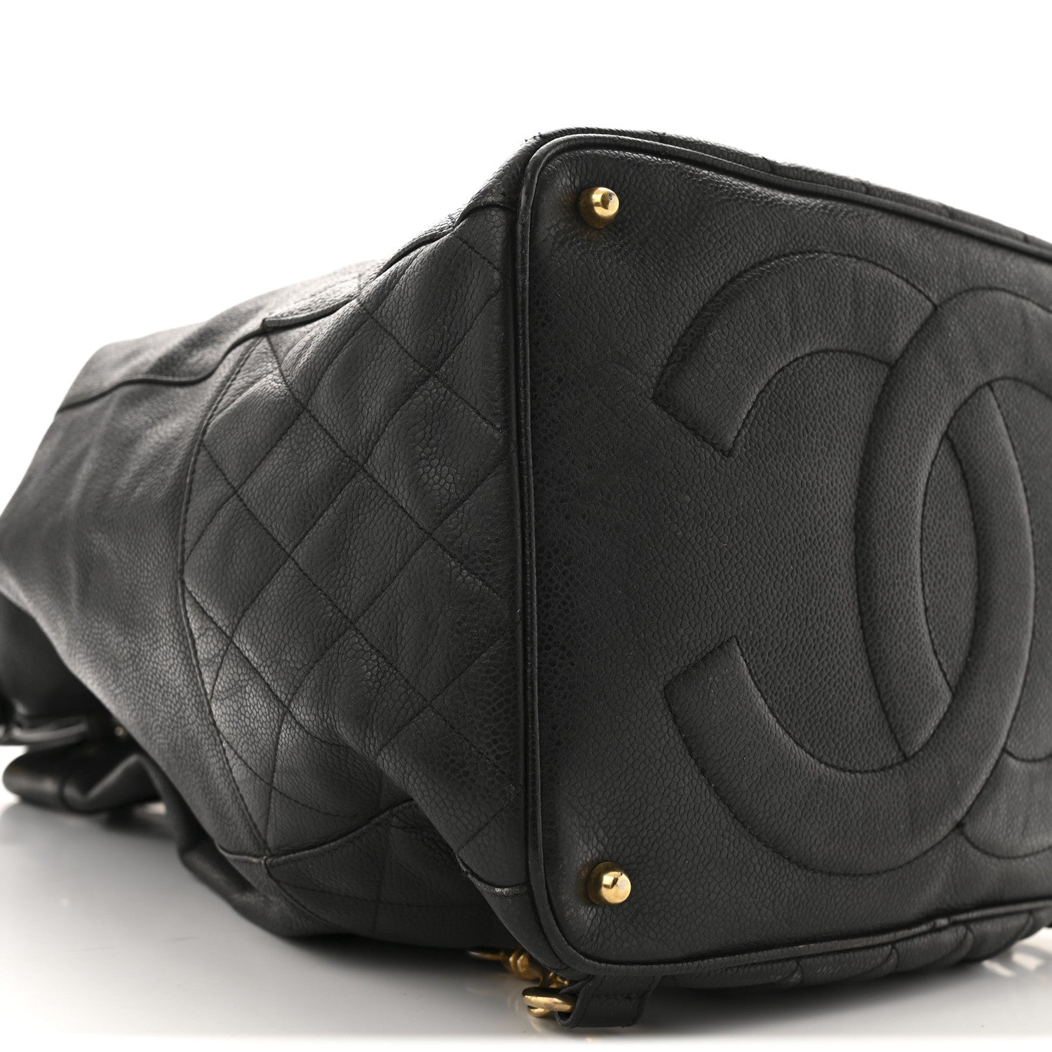 Chanel Caviar Quilted Drawstring Backpack Black 10 of 15