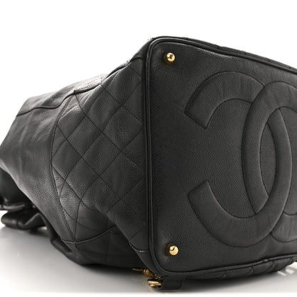 Chanel Caviar Quilted Drawstring Backpack Black 10 of 15